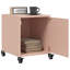 Preslei 36cm W Steel Bedside Table-1928323633-1919897064