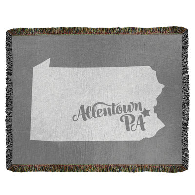 Jeté en coton tissé allentown pennsylvanie