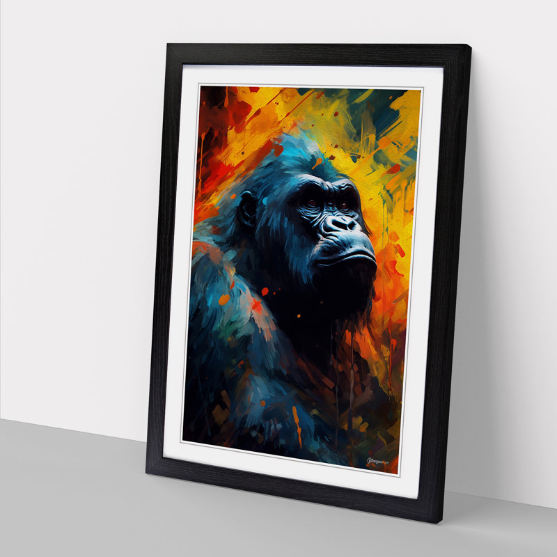 Gorilla Abstract No.2 - Framed Print