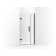 Composed 33-5/8-In–34-3/8-In W X 71-1/2-In H Frameless Pivot Shower Door With 3/8-In Crystal Clear Glass And Back-To-Back Vertical Door Pulls