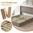 Upholstered Wingback Bed With 4 Storage Drawers-176439030-176439032