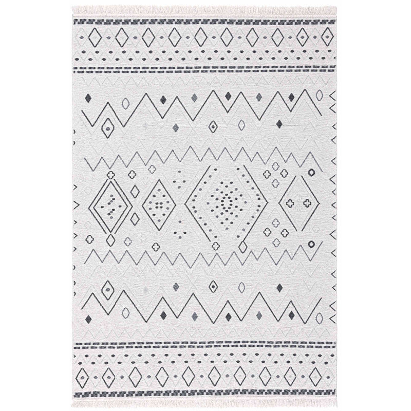 Krayton Cotton Geometric Indoor Rug, Rectangle 2' x 3'4"