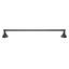 Barre à serviettes murale de style traditionnel 18 pi St. Lawrence, laiton massif et supports-98158690-98192804