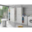 Multipurpose Cabinet Beaumont With 3 Doors, Shoe Rack Wardrobe, Broom Closet, 109X37H180 Cm, White