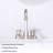 Effortless Flow Metal Modern Two-handle Faucet Brushed Nickel For Rv Bathroom