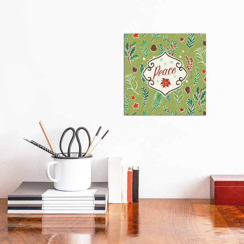 Holiday Joy X by James Wiens - 1 Piece Wrapped Canvas Wall Art, 30.48 cm H x 30.48 cm W