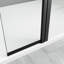Canice 1000mm W x 1900mm H Walk In Framed Walk In Glass Screens with Pattern Glass