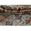 Tapis oriental bleu clair à motif géométrique Oushak 8 x 10