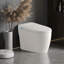 Toilette intelligente avec bidet intégré, chasse d'eau automatique et siège chauffant, fonction de séchage à l'eau chaude réglable, options de lavage multiples, y compris lavage par bulles de massage, affichage numérique coloré nuit douce, pied