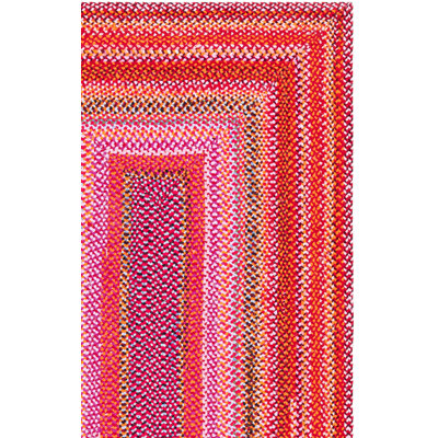 Tapis abstrait en coton tissé à la main Anique