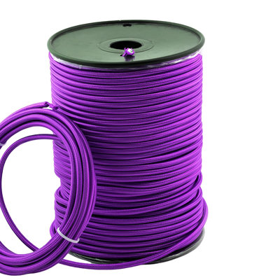 Valatie 3Core Round 5 Meters Vintage Coloured 0.75Mm Braided Fabric Flexible Electrical Cable