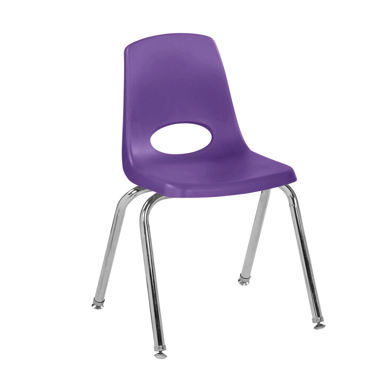 Stackable 18" Classroom Chair, Purple