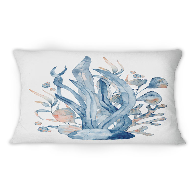Coussin décoratif floral 12 "x 20"