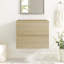 Armoire de salle de bain murale flottante 24 po moderne (armoire seulement)