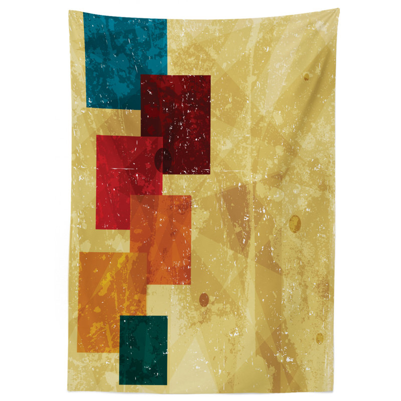 Geometric Tablecloth, 84" L x 60" W