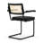 Boucle Low Rattan Back Arm Chair-93021591