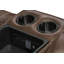 Canapé inclinable et causeuse avec console de rangement et port USB