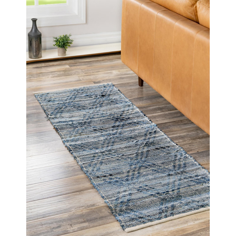 Lessly Cotton Indoor Rug, Runner 2'7" x 12'