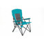 Fauteuil de jardin robuste à haut dossier 250LBS, chaise pliante portative avec porte-gobelet