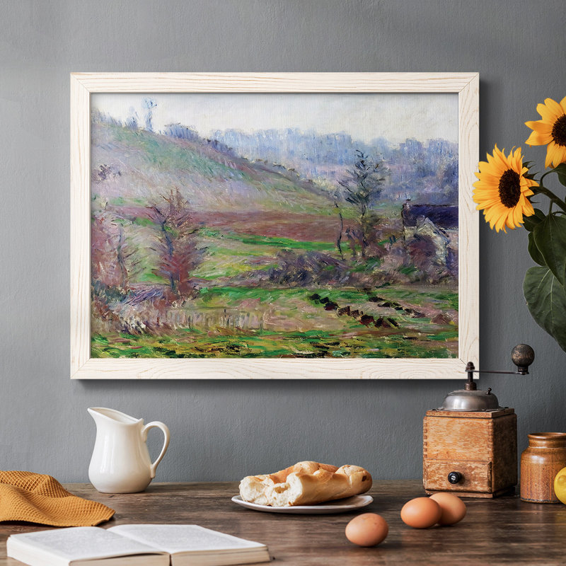 " The Valley Of Falaise, 1885 ", White, 28" H x 42" W x 1.5" D