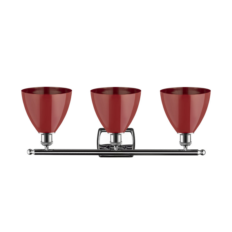 Schiavone 3 - Light Vanity Light, Rouge / chrome poli