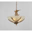 Bersa 3-Head E26 Antler Shape Resin Chandelier Adjustable Height