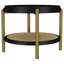 Ensemble de tables basses et de tables d'appoint rondes 2 pièces Benson