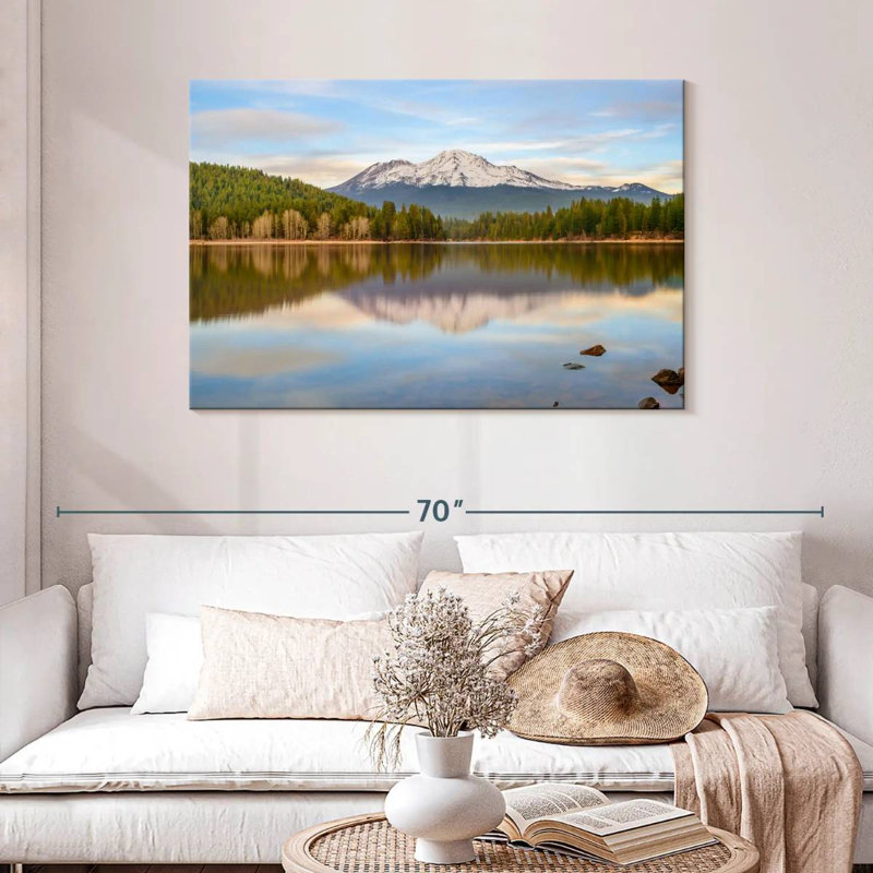 Alvord Mount Shasta Lake Reflection, 30" H x 45" W