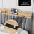 Upholstered Bed Frame With Storage Headboard And Charging Station-1564213631-1564213624