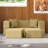 Shontae Zipline Boneless Convertible Compression Sleeper Loveseat, Ottomans & Pillows, Textured Microvelvet-710735750