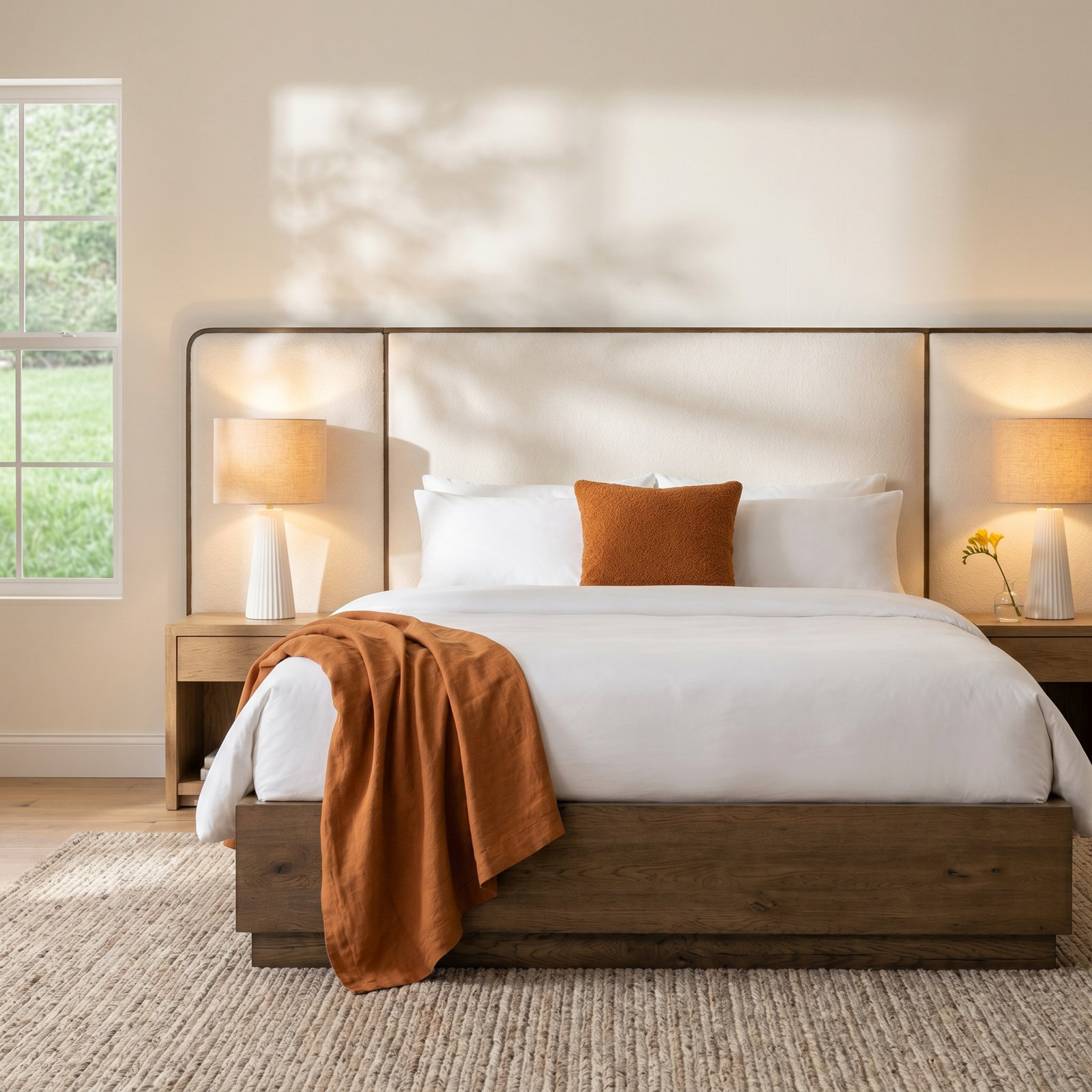 Valkyrie Regan Bed-Crete Ivory-Queen