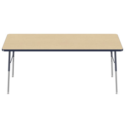 Rectangle T-Mold Adjustable Height Activity Table