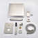 Ceiling Mounted Shower System Combo Set With Handheld And 12"Shower Head