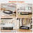 Under Bed Storage with Wheels, 2-Pack Underbed Storage Containers with Clear Lids, Under Bed Shoe Storage Organizer Bins, Rolling Under Bed Storage for Clothes Shoes Blankets-1837927102