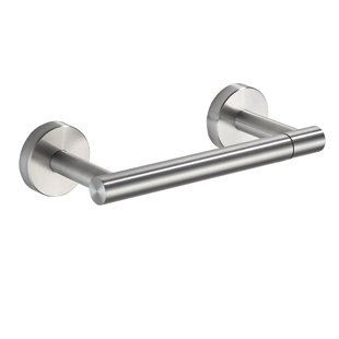 Brushed Nickel Toilet Paper Holder Stand With Storage For 7 - Temu