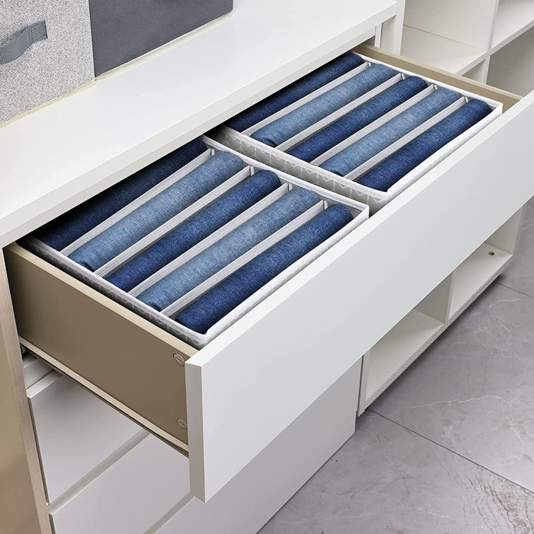 Lanina 5.5 H x 15.35 W x 11.22 D Closet Drawer Organizer Rebrilliant