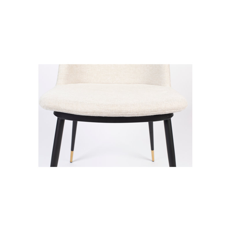 Lionel Upholstered Dining Chair, Beige