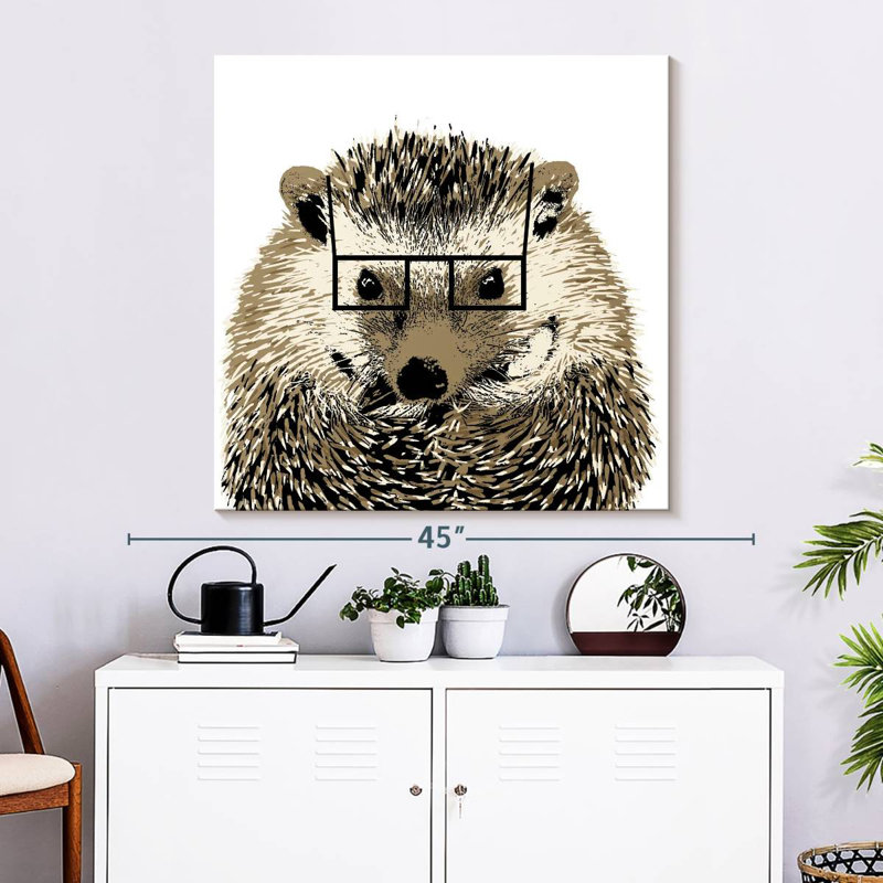 Ketti Good Looking Hedgehog, 33" H x 33" W