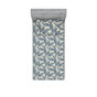 Ardoise, bleu, ivoire / floral