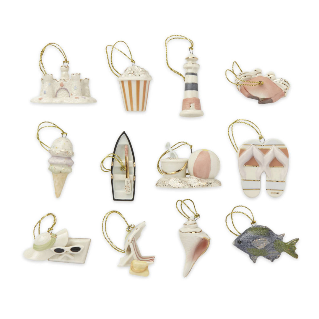 Summer 12-Piece Mini Ornament Set Lenox
