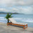 Faunce Outdoor Eucalyptus Wood Chaise Lounge , Cushion Included-1012308497-1021351647