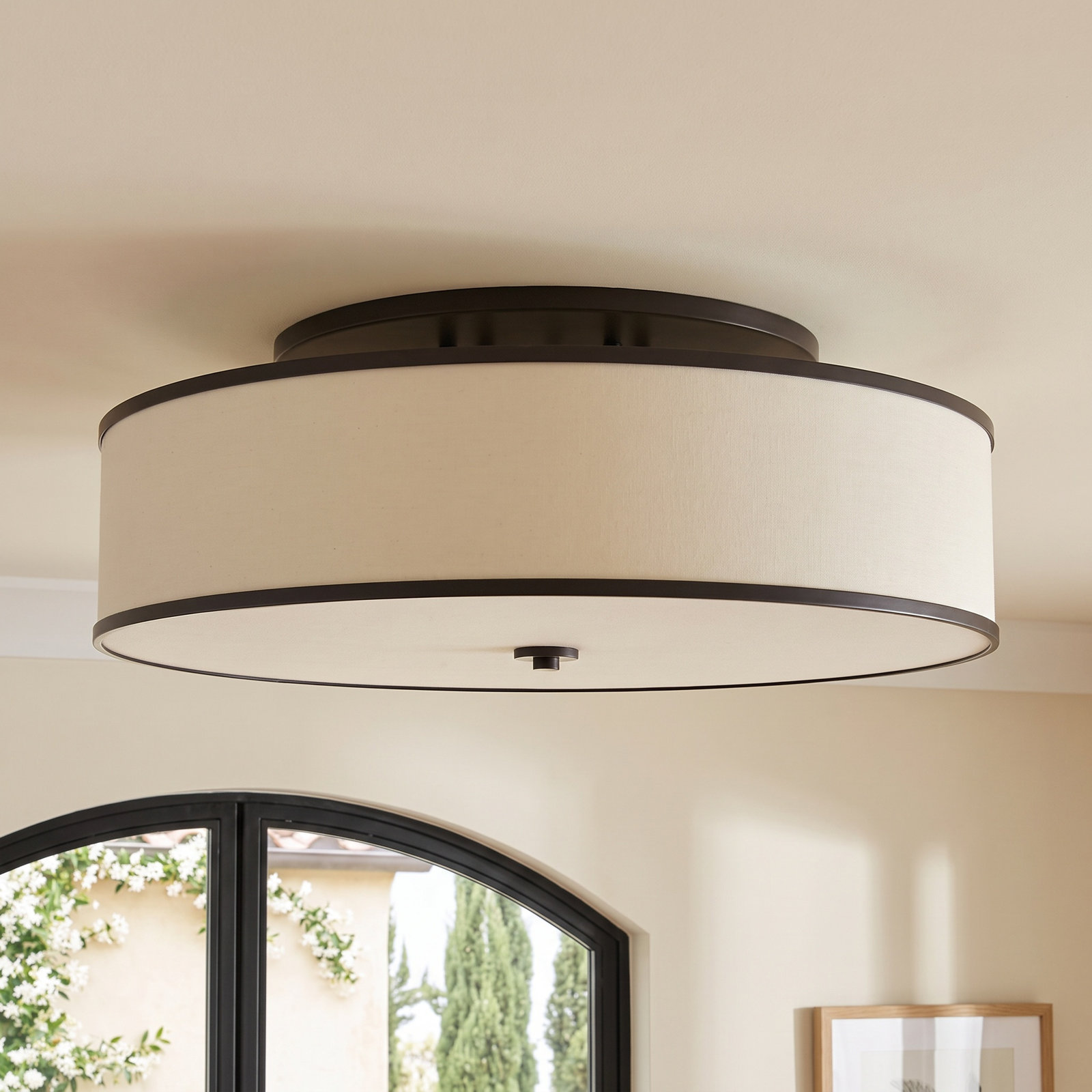 Deeann 5-Light Semi Flush Mount, Rubbed Bronze