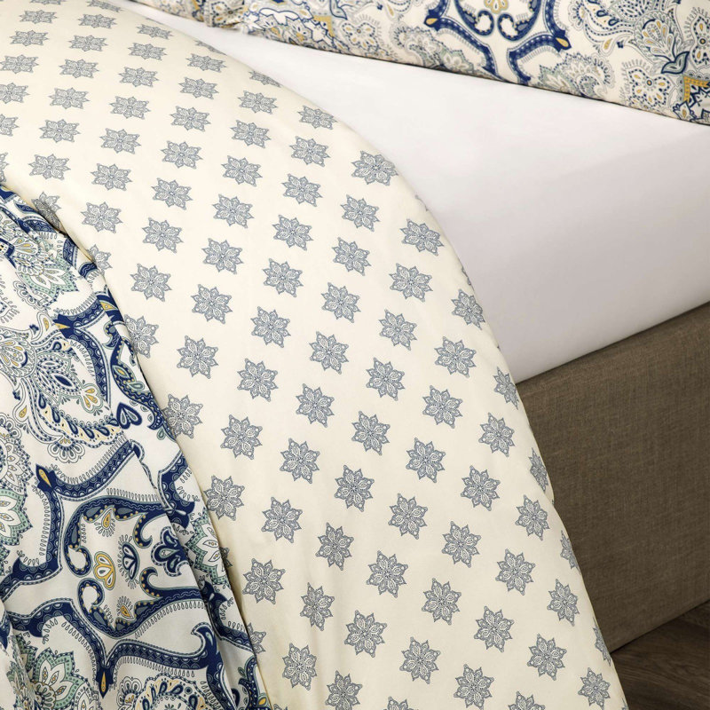 Erin 100% Cotton Damask Fitted Sheet, Queen