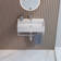 Claire Ceramic Rectangular Wall Mount Bathroom Sink with Overflow