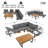 Wicker 6 - Person Garden Lounge Set with Cushions