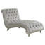 Chaise longue sans accoudoirs touffetée Jacora