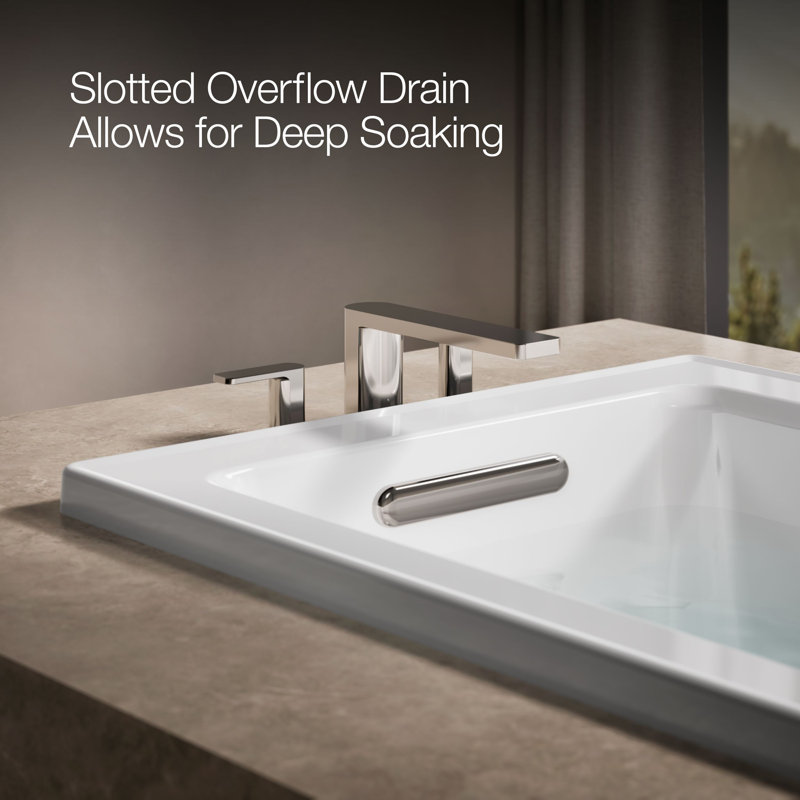 Archer 60" x 30" Soaking Bathtub, White
