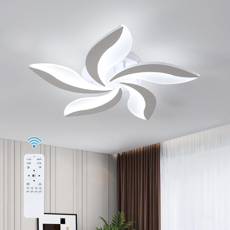 Julann Acrylic LED Semi Flush Mount