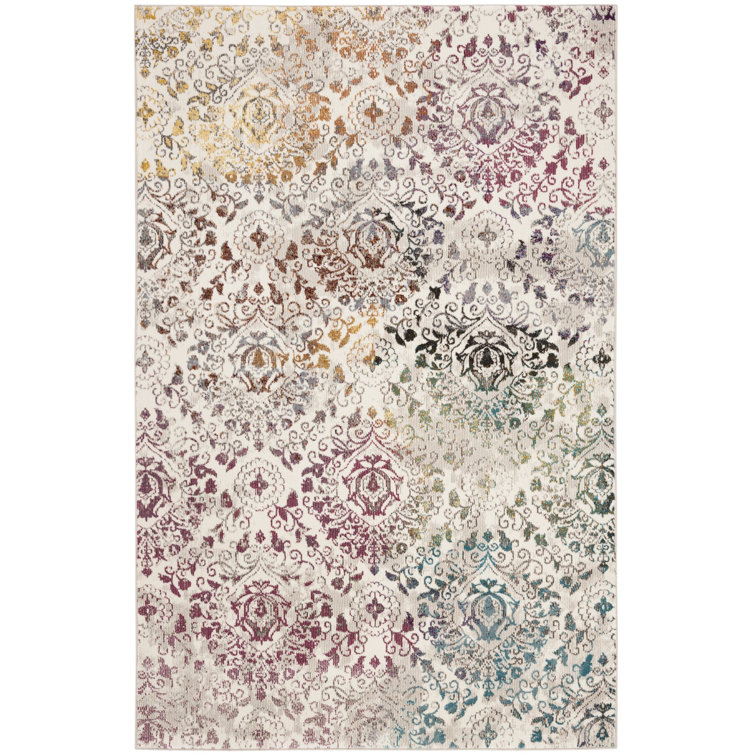 Bruckmann Geometric Cream Area Rug