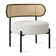 Bexlie Boucle Upholstered Chair With Rattan Back(Set Of 2)